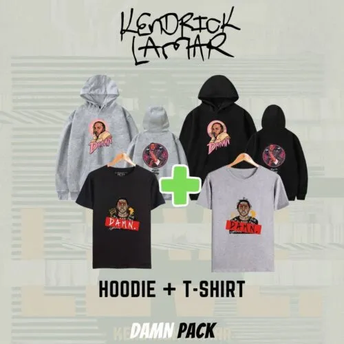 Kendrick Lamar Damn Pack: Hoodie + T-Shirt